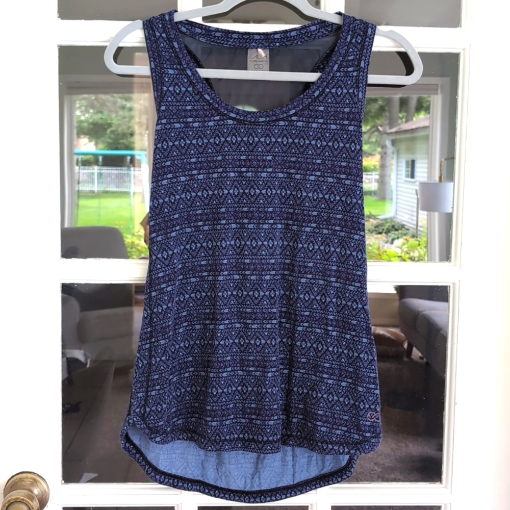 Women's Calia by Carrie Underwood Medium Printed Tank Top Athletic Wear